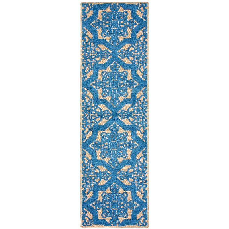 Cayman 2541M Sand/ Blue Indoor/Outdoor Area Rug