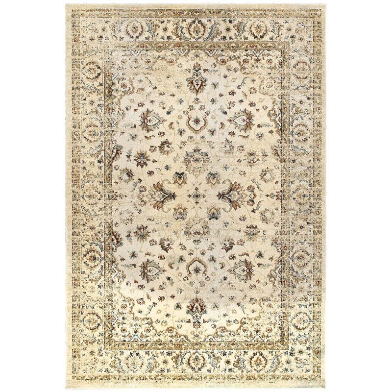 Empire 114W4 Ivory/ Gold Indoor Area Rug - 9'10" x 12'10"