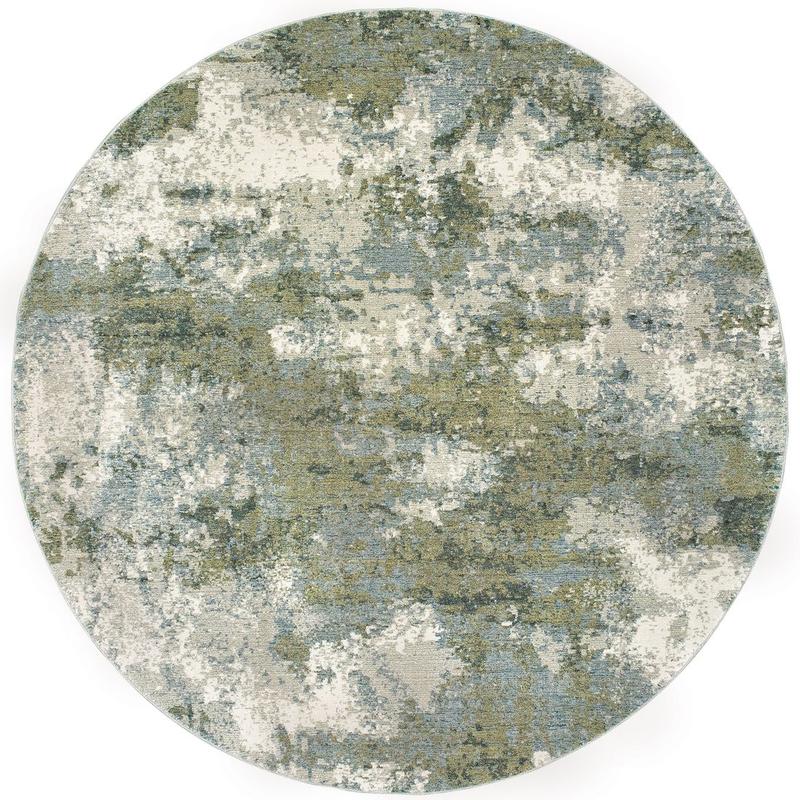 Evolution 8039E Blue/ Green Indoor Area Rug