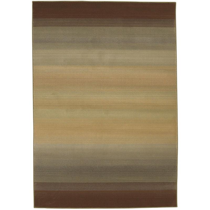 Generations 594X1 Brown/ Beige Indoor Area Rug - 9'9" x 12'2"