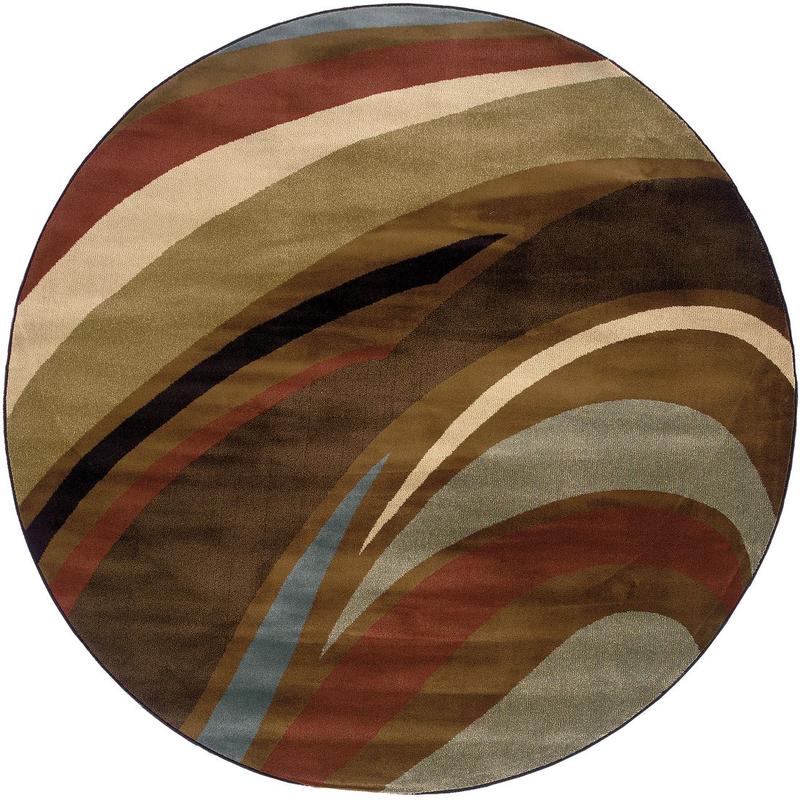 Hudson 2666F Brown/ Multi Indoor Area Rug
