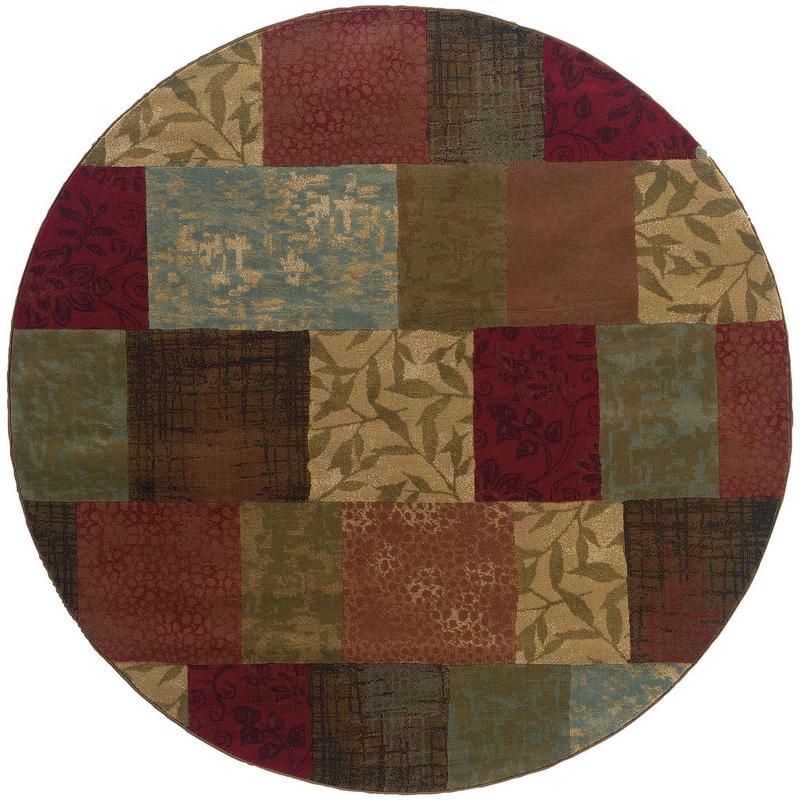Hudson 030C1 Green/ Red Indoor Area Rug