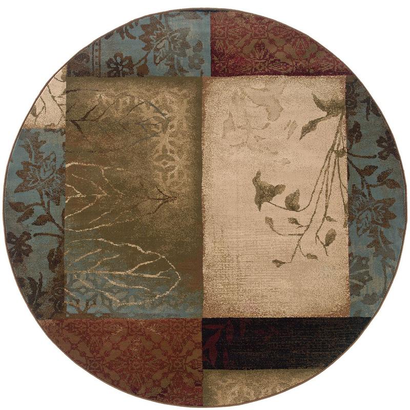 Hudson 040A1 Beige/ Green Indoor Area Rug