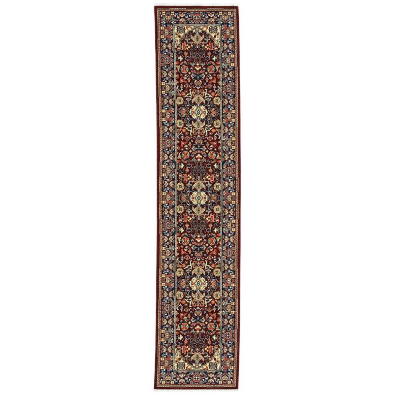 Lilihan 2062R Red/ Blue Indoor Area Rug