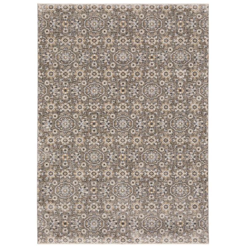 Maharaja 532D1 Grey/ Tan Indoor Area Rug
