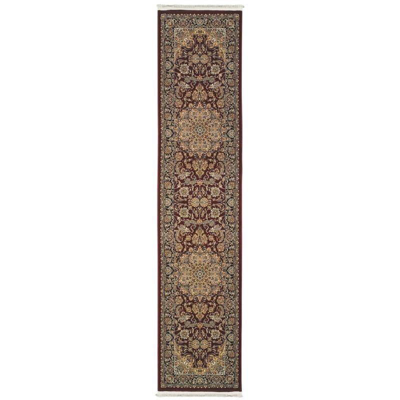 Masterpiece 090R2 Red/ Multi Indoor Area Rug
