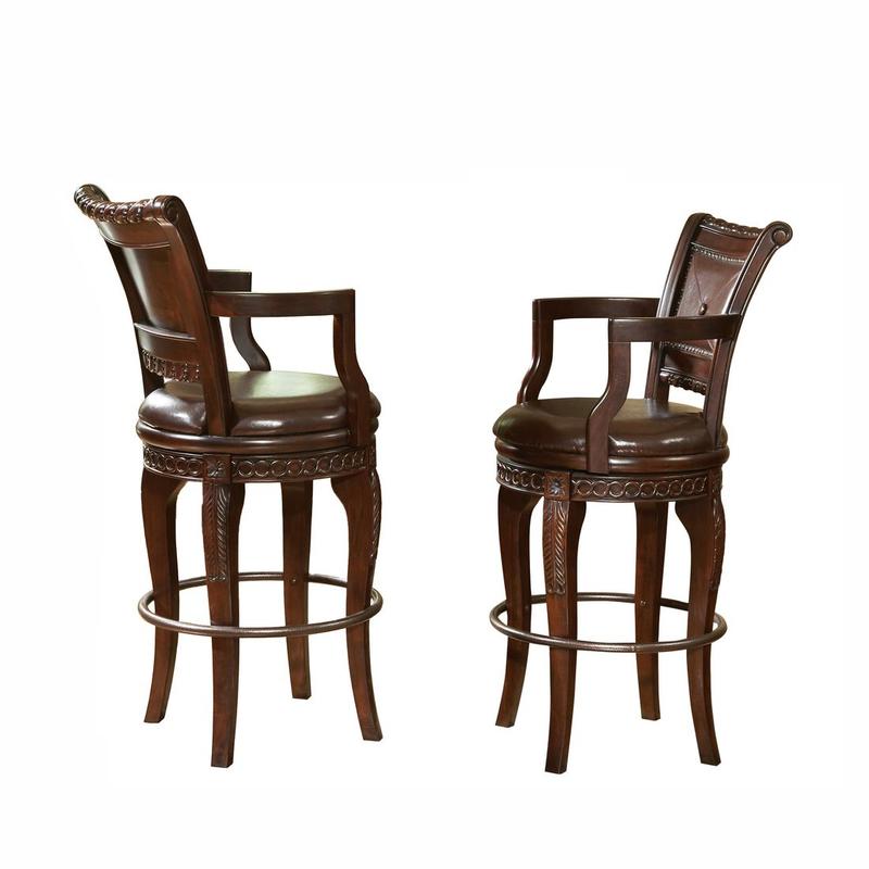 Antoinette Swivel Bar Chairs- Set Of 2