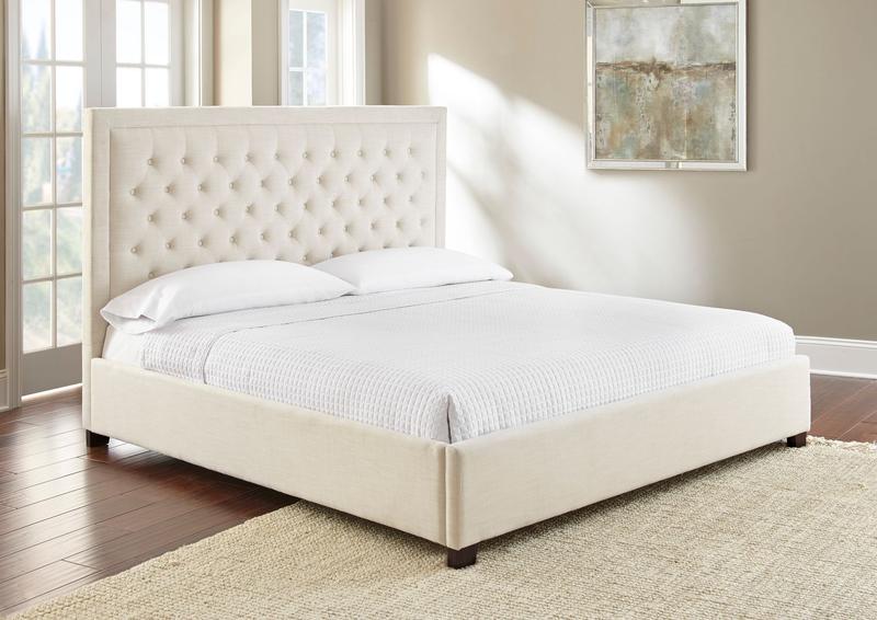 Isadora Queen Bed White