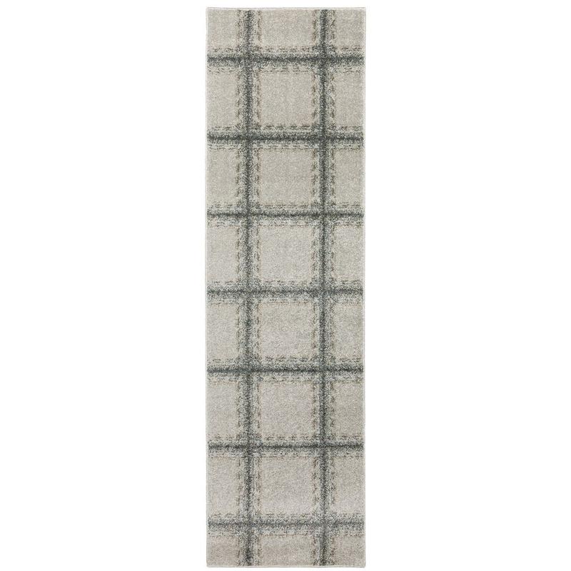 Alton 092E9 Grey/ Teal Indoor Area Rug