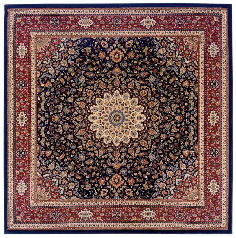 Ariana 095B3 Blue/ Red Indoor Area Rug