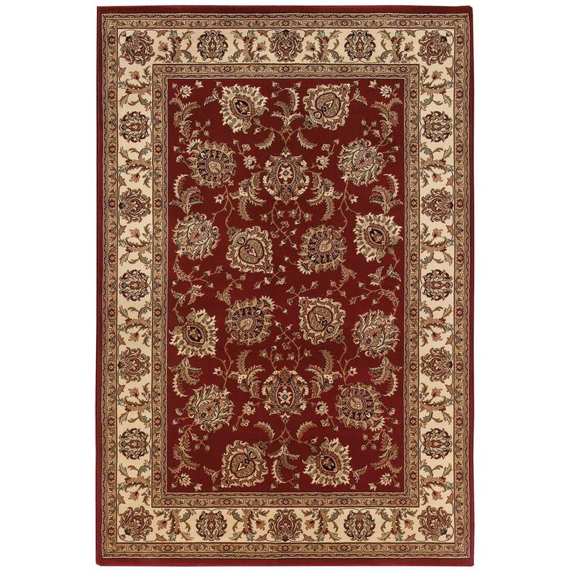 Ariana 117C3 Red/ Ivory Indoor Area Rug - 10' x 12'7"