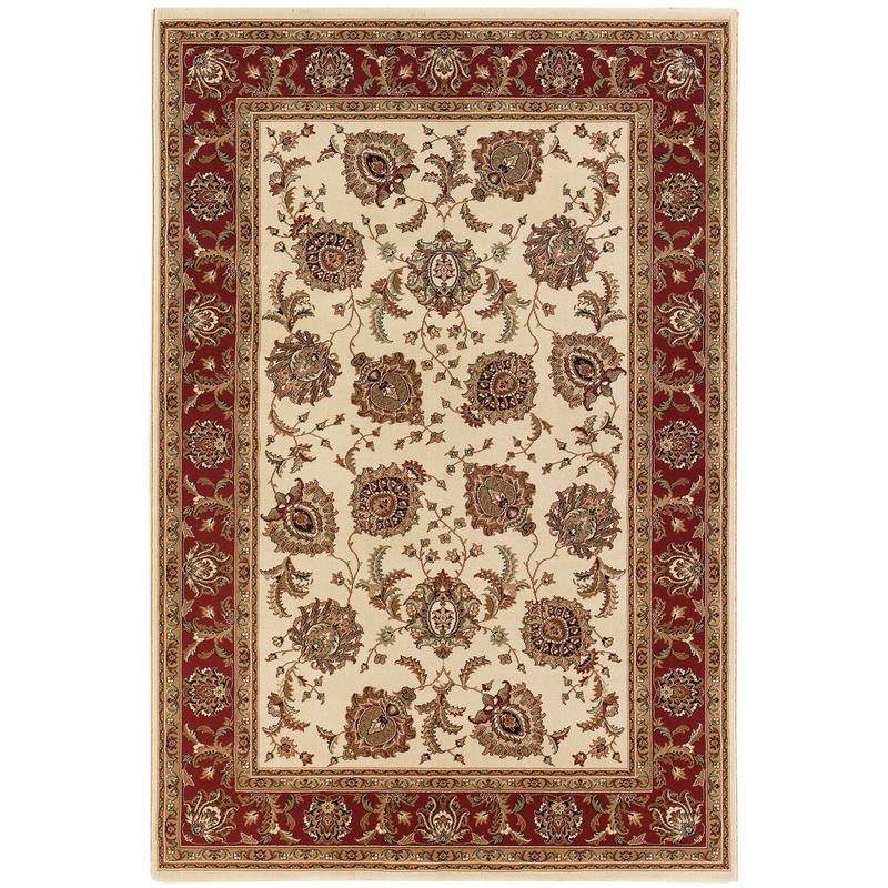 Ariana 117J3 Ivory/ Red Indoor Area Rug - 10' x 12'7"