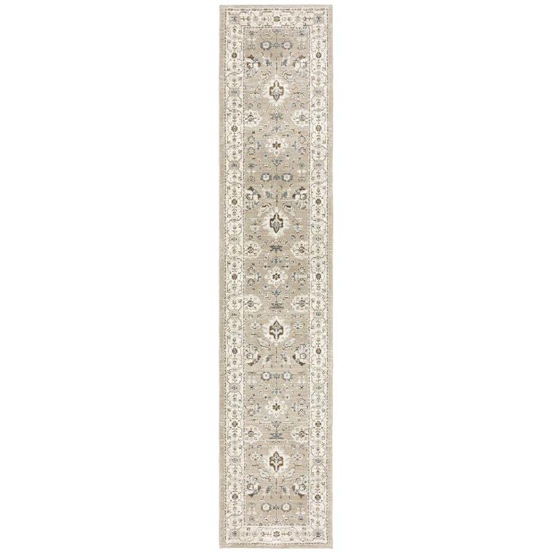 Andorra 8930L Beige/ Ivory Indoor Area Rug