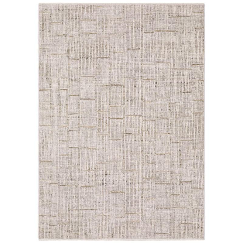 Branigan BRG02 Ivory/ Grey Indoor Indoor - 2'3" x 3'