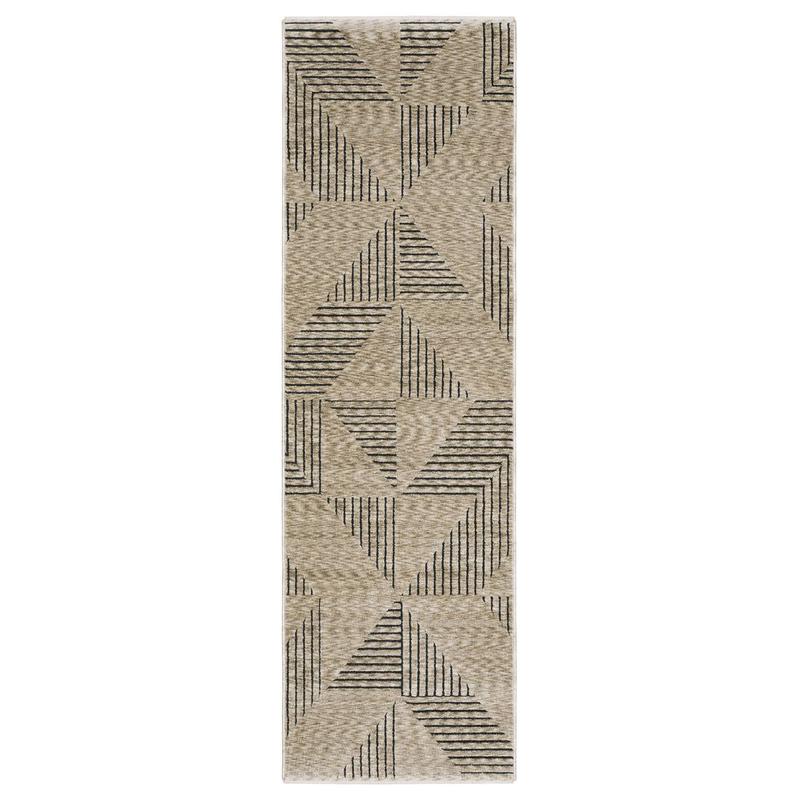 Capella CAP04 Beige/ Deep Navy Indoor Area Rug