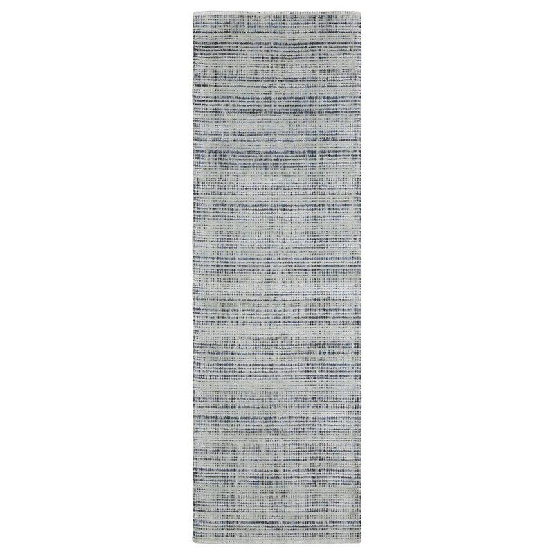 Circa CIR05 Grey/ Blue Indoor Area Rug - 2'6" x 8'