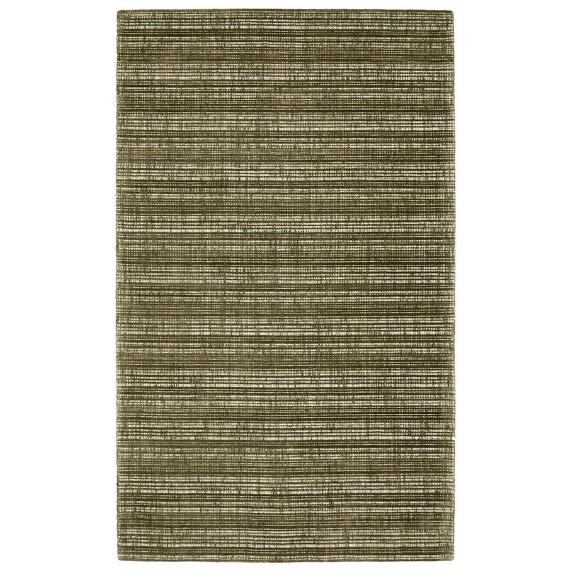 Circa CIR07 Green/ Ivory Indoor Area Rug - 5' x 8'