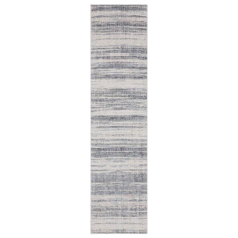 Clarke CLA04 Ivory/ Blue Indoor Area Rug - 2'6" x 10'