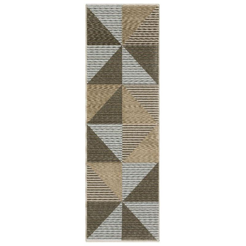 Echo ECH04 Beige/ Grey Indoor Area Rug