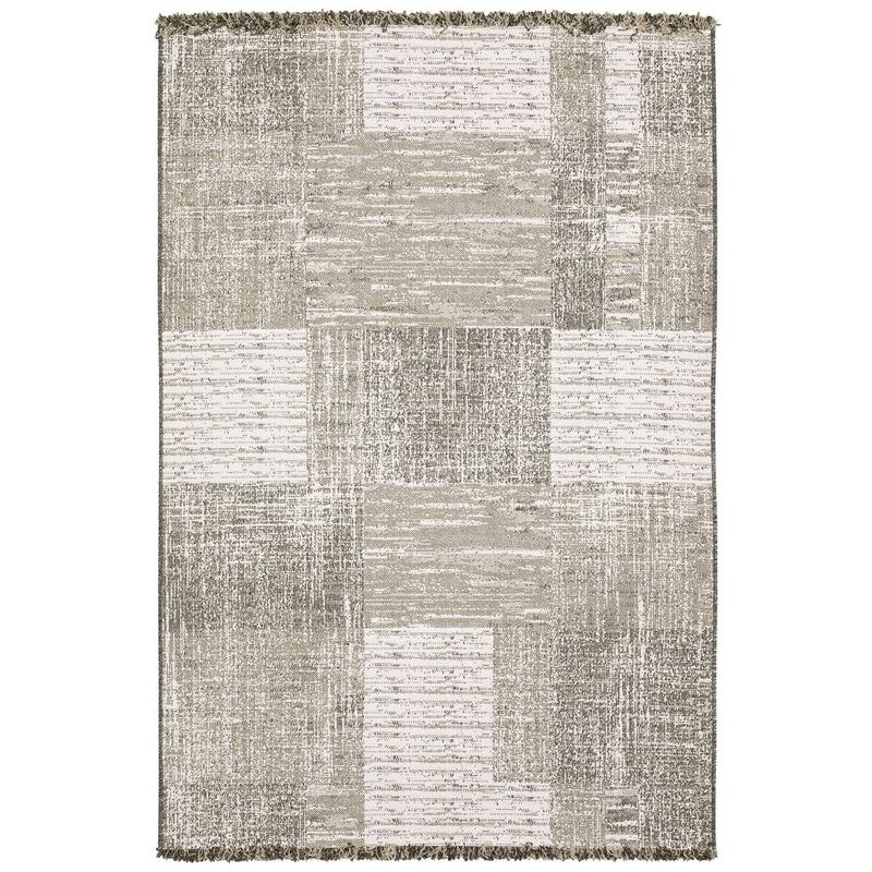 Gillian 081V4 Beige/ Black Indoor/Outdoor Area Rug - 3'3" x 5'