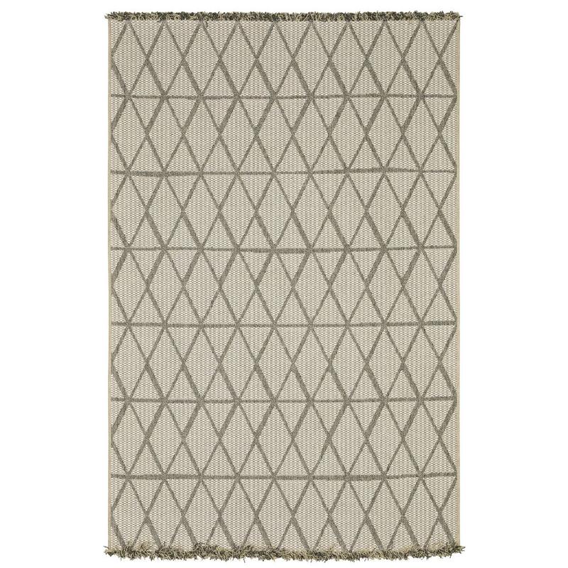 Gillian 1331V Beige/ Black Indoor/Outdoor Area Rug