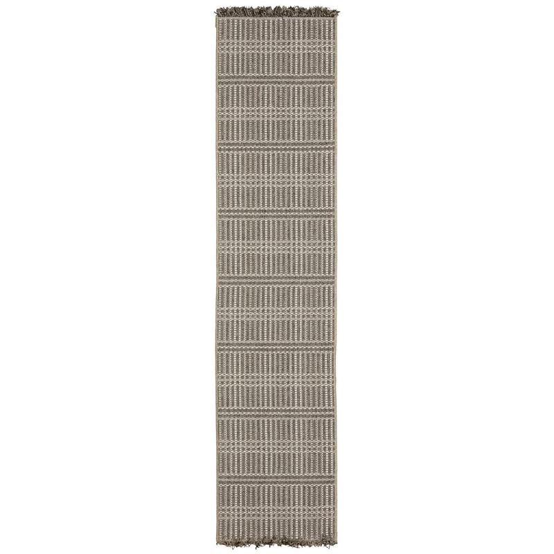 Gillian 163J4 Beige/ Black Indoor/Outdoor Area Rug