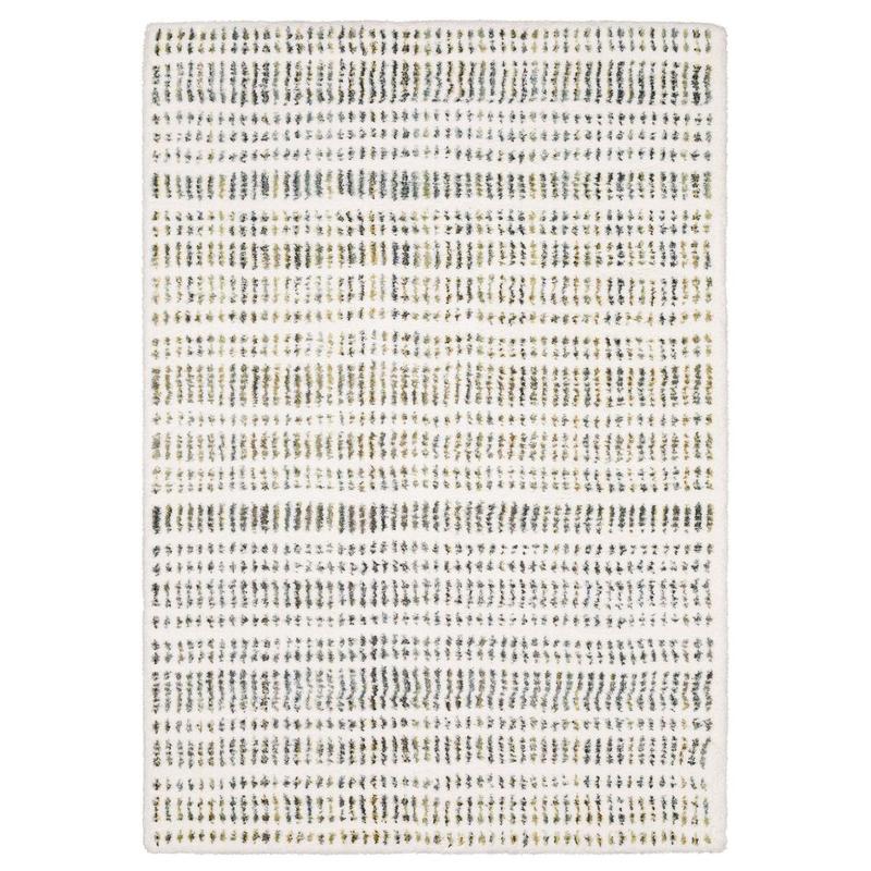 Galileo GAL02 Ivory/ Multi Indoor Area Rug - 3'10" x 5'5"