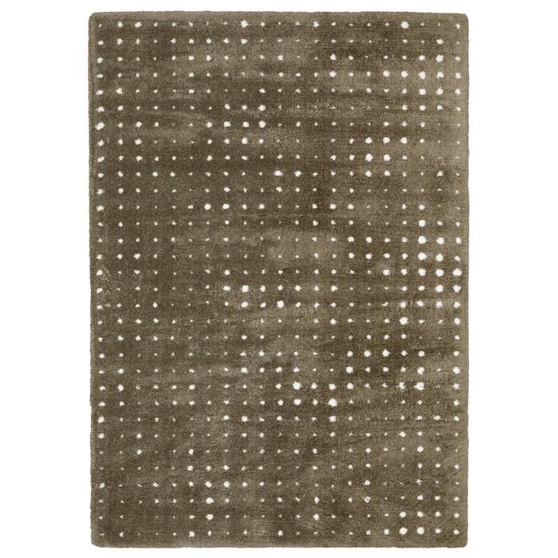 Galileo GAL03 Mink Brown/ Ivory Indoor Area Rug - 3'10" x 5'5"
