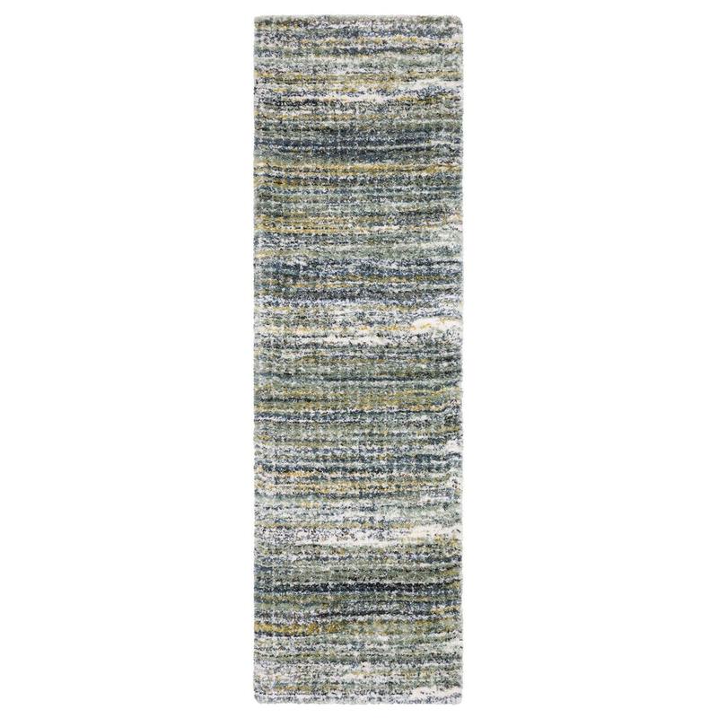 Galileo GAL07 Green/ Blue Indoor Area Rug