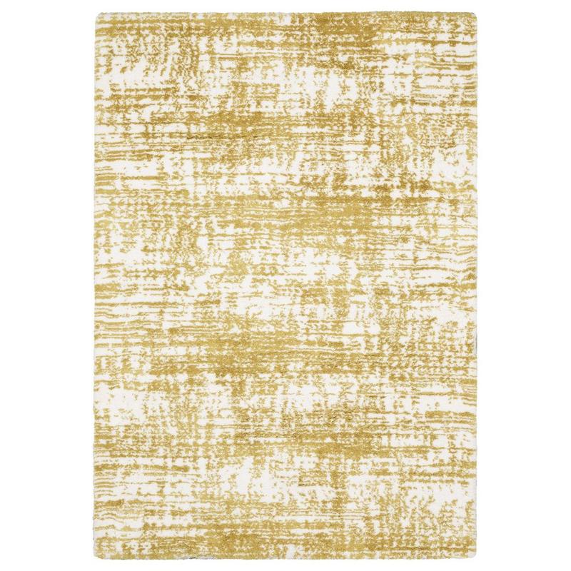 Galileo GAL10 Gold/ Ivory Indoor Area Rug - 3'10" x 5'5"