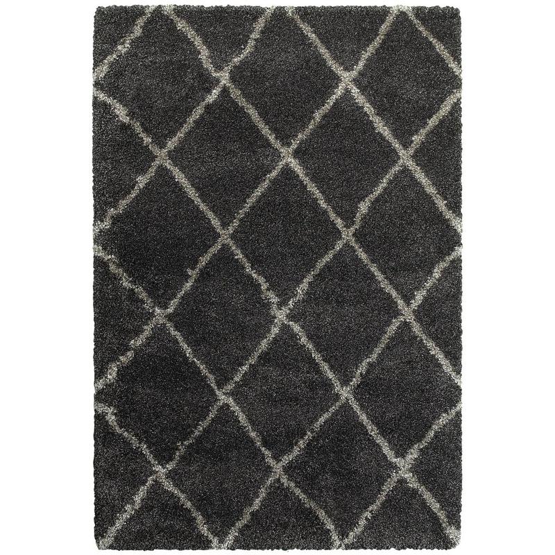 Henderson 090K1 Charcoal/ Grey Indoor Area Rug