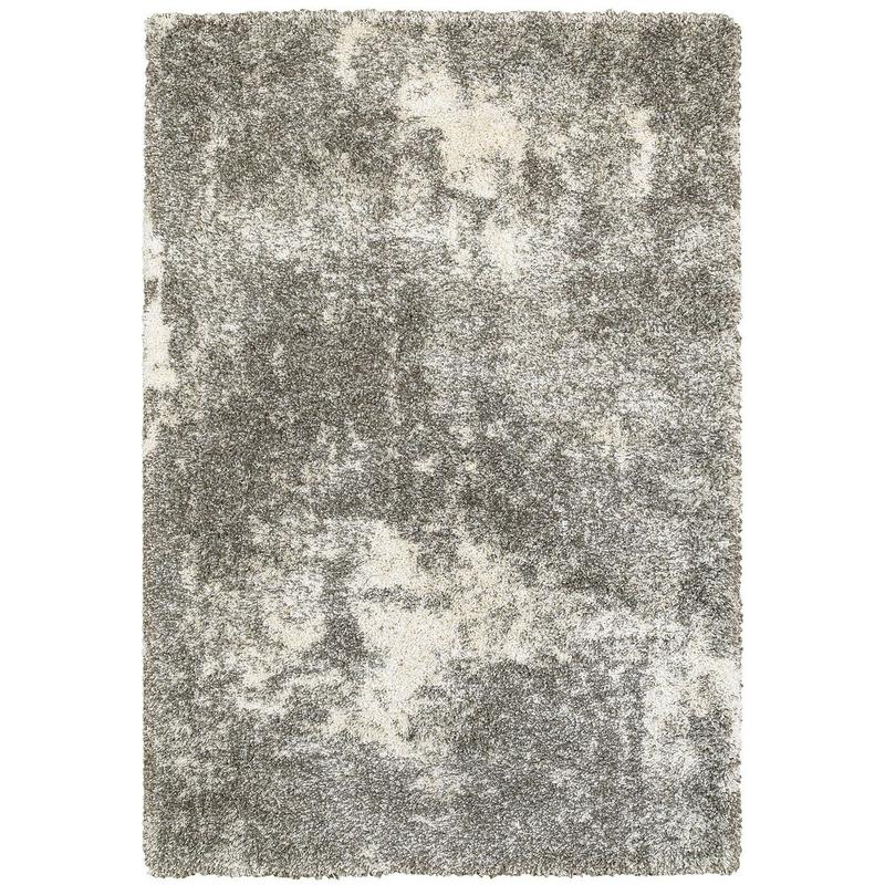 Henderson 5503H Grey/ Ivory Indoor Area Rug - 6'7" x 9'6"
