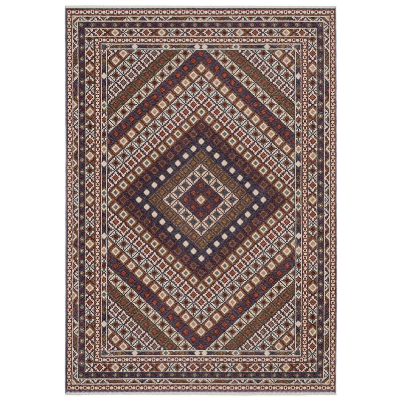 Hastings HA08B Red/ Multi Indoor Area Rug