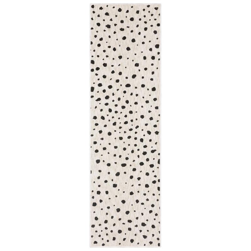 Hunter HNT09 Beige/ Black Indoor Area Rug