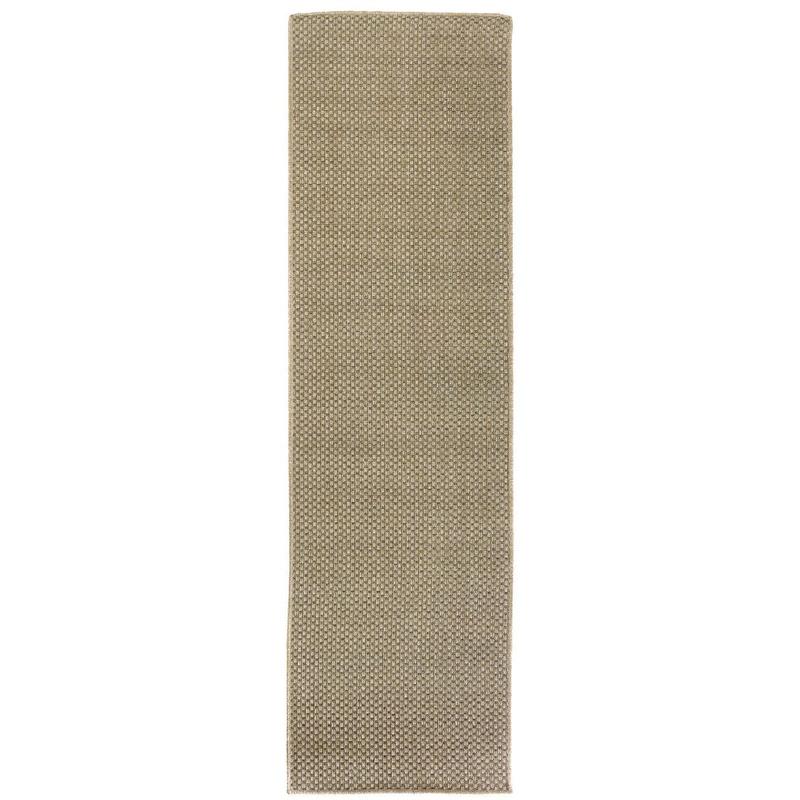 Karavia 2160X Sand Indoor/Outdoor Area Rug - 2'3" x 7'6"