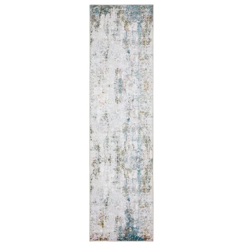 Malibu MAL06 Ivory/ Blue Indoor Area Rug