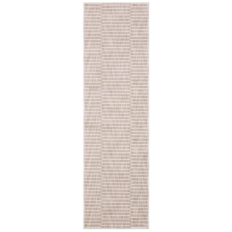 Oliver OLV07 Beige/Tan Indoor Area Rug - 2'3" x 7'6"