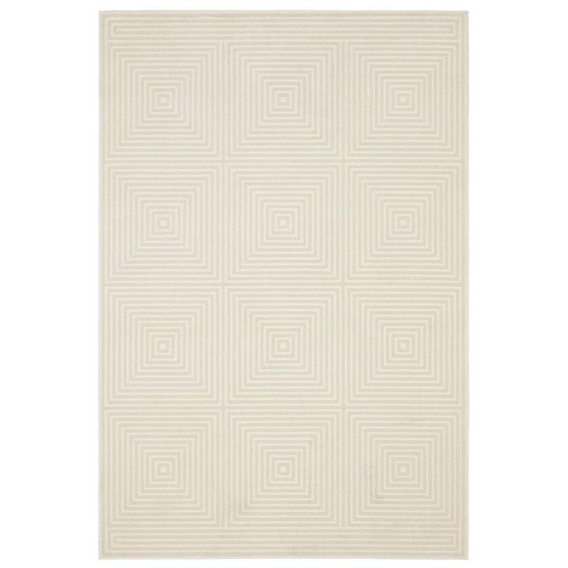 Raylan RAY04 Ivory/ Beige Indoor Area Rug - 7'10" x 10'10"