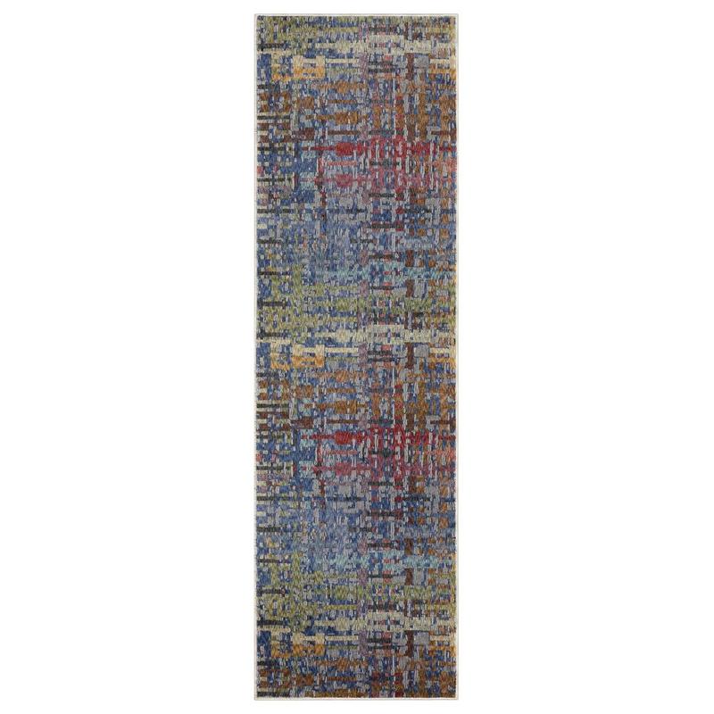 Tisdell TIS03 Blue/ Multi Indoor Area Rug