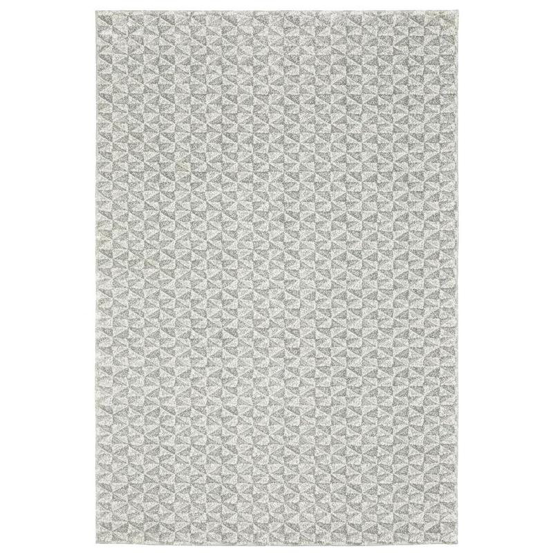 Wonder WON01 Grey/ Ivory Indoor Area Rug - 3'3" x 5'