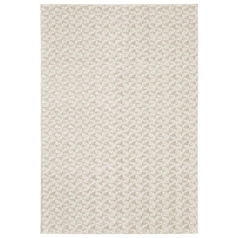 Wonder WON02 Beige/ Ivory Indoor Area Rug - 1'10" x 7'6"
