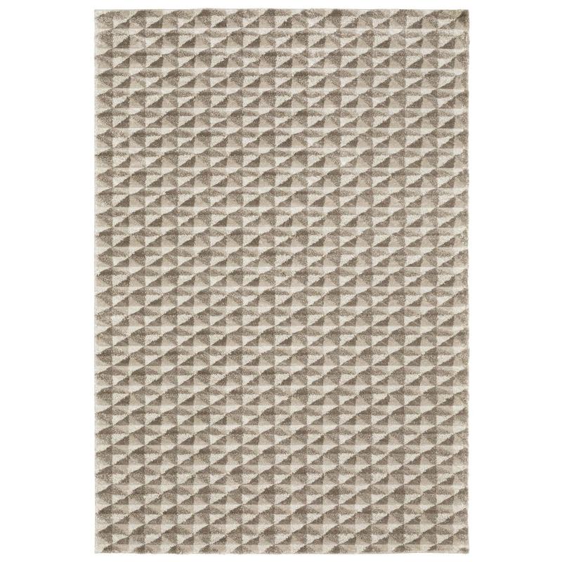 Wonder WON05 Brown/ Beige Indoor Area Rug - 7'10" x 10'10"