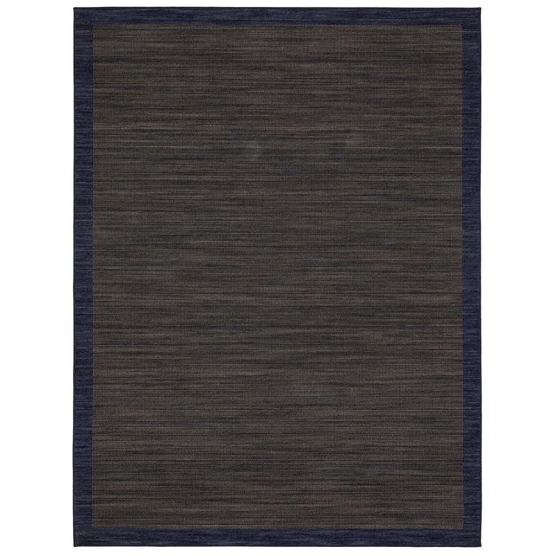 Warner WRN07 Blue/ Brown Indoor Area Rug